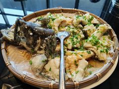 竹笙肠粉蒸老虎斑-饭聚公馆·精品顺德菜(温德姆店)