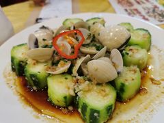 蒜蓉白贝蒸丝瓜-汇景花园酒家(基立下道店)