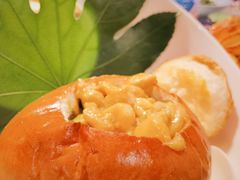 咖喱面包鸡-烛影拾光观景餐厅·创意菜·摄影·小提琴(大唐不夜城店)