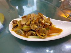 姜葱炒花甲-覃记海鲜美食餐厅