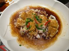 蒜蓉粉丝蒸鱿鱼-新白鹿餐厅(松江开元地中海店)