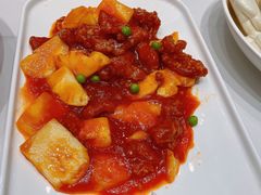 茄汁菠萝鸡-刘胖子家常菜·蹄花焖藕(中南店)