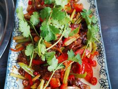 火爆牛肉丝-乐山食古香跷脚牛肉