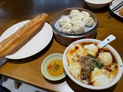 咸豆腐脑-文武王氏烧饼·无矾油条(西溪路店)