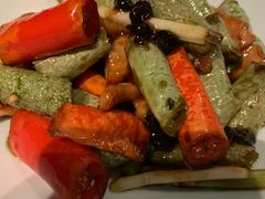 虎皮杭椒炒猪爽肉-万丽轩·粤菜(王府井金茂万丽酒店)