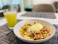 奶油汁培根溏心蛋意面-Future&Kitchen