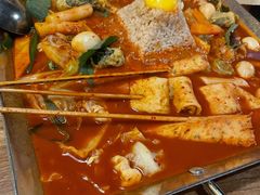 鱼饼火山炒年糕-包装马车·韩国料理·포장마차