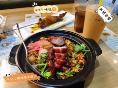 叉烧猪油渣豉油啫饭-尖沙咀茶餐厅(永泰店)