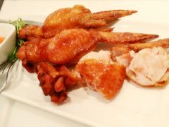 鲜虾胶酿脆皮鸡翅-港丽餐厅(杭大店)