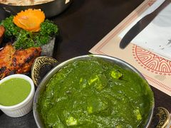 印式乡村芝士配菠菜酱咖喱-克比叔叔印度餐厅Kebabs on the Grille(人民广场店)