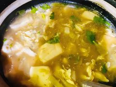 葱丝醋椒豆腐-蒋记烧烤(四经路店)