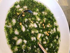 荠菜山药烩银鳕鱼-汤记传菜(浦江店)