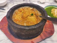 海胆虾怪酱炖老豆腐-青雅中餐厅(大连金石滩绿发希尔顿度假酒店)