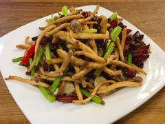 干煸茶树菇-陈傻子餐厅(世纪都会店)
