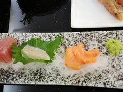 三文鱼刺身黄狮鱼刺身-真剑日本料理·铁板烧(贵州路店)