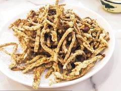 干炸茶树菇-老四川平头酸菜鱼(衙前店)