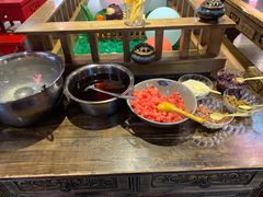 自助调料区-渝大狮毛肚老火锅(普陀店)