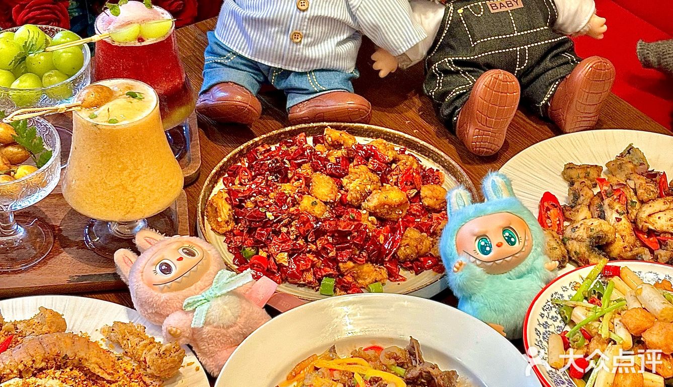汕头好起来了，也🈶labubu主题餐厅🍴