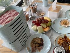 -绿岛港轩海鲜烤肉涮锅自助餐厅