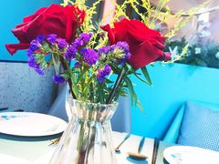 餐具摆设-蜜桃花开·中西融合菜E&W(南长街店)