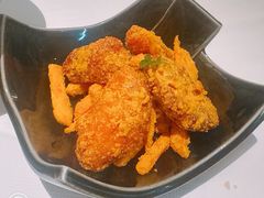 金沙蛋黄红薯焗鸡翅-桂满陇·手作小笼包&江南叫花鸡(中山公园店)