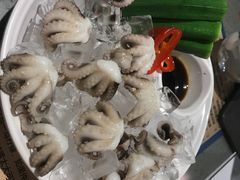 冰镇秋葵墨鱼仔-大头力茶餐厅(花都融创茂店)