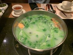 芫茜皮蛋汤底-协成海鲜火锅(情侣路店)