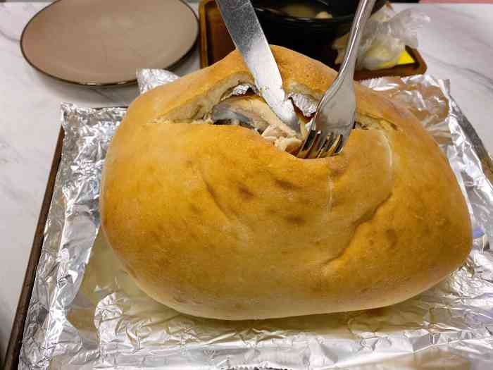 椰味面包鸡-"特别的面包92鸡94,听起来有一些油腻,.