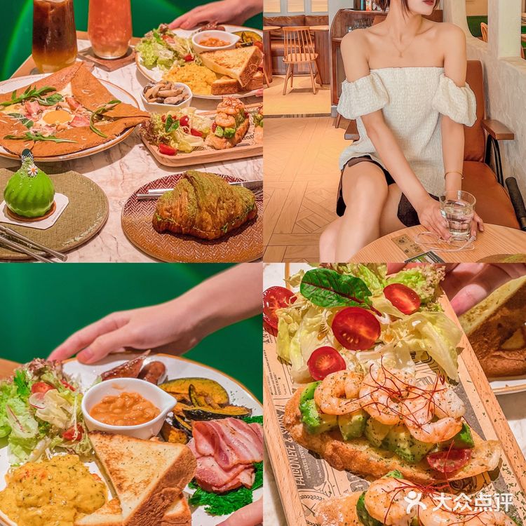 终于蹲到森绿新出法式brunch了❗️❗️