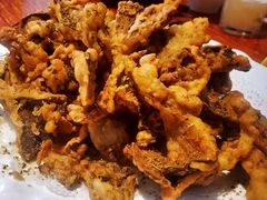 炸蘑菇-满堂春特色餐馆