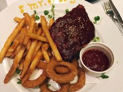 美式碳烤猪肋排-Mr.J义法厨房(北医店)