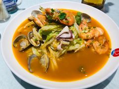 虾汁白菜-小船渔村•大连菜•大连焖鱼(明泽街店)