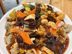 三鲜焖子-方城小吃店