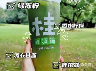 桂源铺的各种柠，最喜欢绿冻柠️