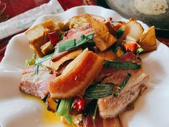 香干炒腊肉-谭家菜农夫山庄