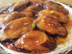 铁板茄子-龙泉人椰子鸡.糟粕醋.海南菜(三亚旗舰店)