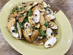 豉汁炒花甲-贞姨美食·老字号海鲜大排档