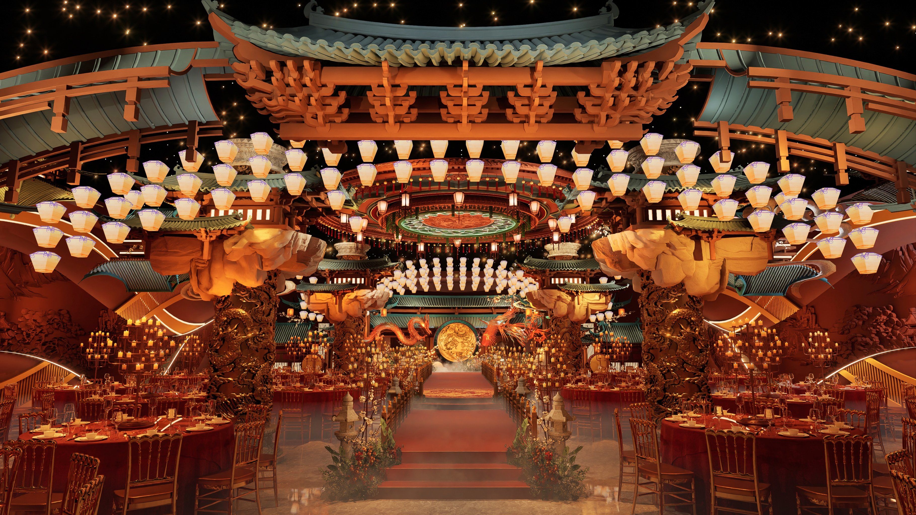 传统隆重仪式的红色中式婚礼💒
 "许你凤冠霞帔一世无忧,此生清风