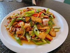 石榴花炒腊肉-喜洲翰林餐厅(董家百年老宅店)