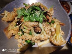 干锅丽水香菇花菜-探花·意境江南菜·唐伯虎文化体验店·松鼠桂鱼(观前店)