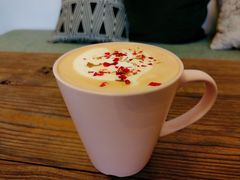 玫瑰拿铁-拾壹cafe·工作室