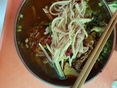 青椒交白肉丝汤面-永春面馆(江桥店)