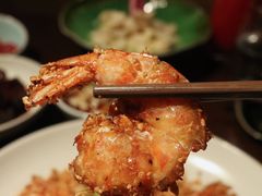 烹炸大花虾-湖滨28中餐厅·西湖宴·杭州君悦酒店