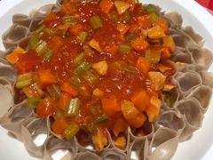 西红柿浇汁莜面-西贝(上海中心店)