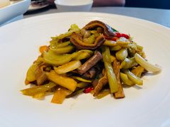 双腌菜炒猪肚-阿庄新豫菜(通泰路店)