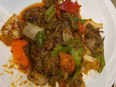 孜然牛肉-清真益鑫羊肉手抓馆(南大街店)