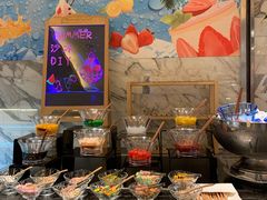 自助调料区-岷山饭店-芝芝自助餐厅