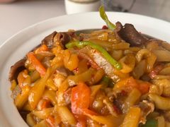 羊肉炒茄子-十二毡房蒙餐·蒙古包