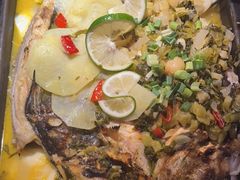 -探鱼·鲜青椒爽麻烤鱼(广州欣荣广场店)