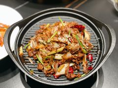 葱爆羊肉-旺顺阁·北京菜·烤鸭(大望路店)